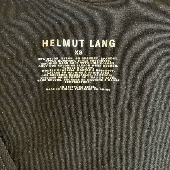 Helmut Lang Stretch V Neck T Shirt - Picture 2 of 2